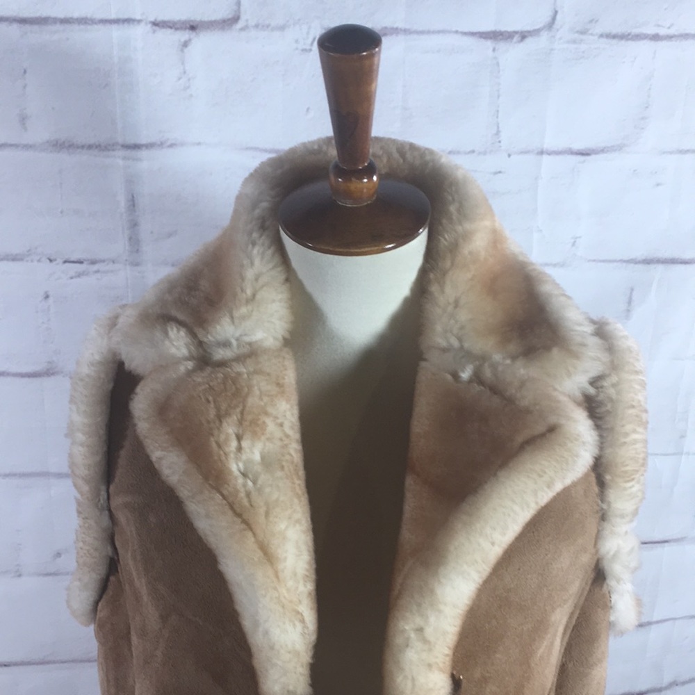 Shearling & Suede Vest - Picture 2 of 9